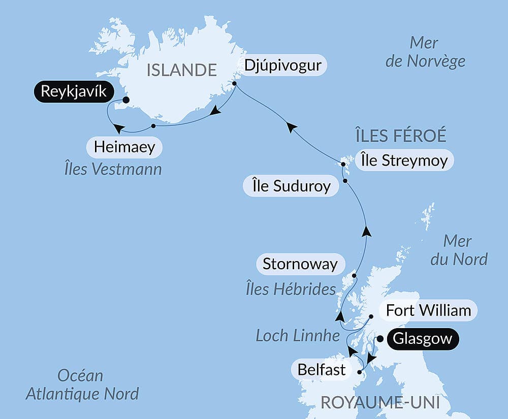 Territoires sauvages d'Écosse, des îles Féroé et d'Islande	 null