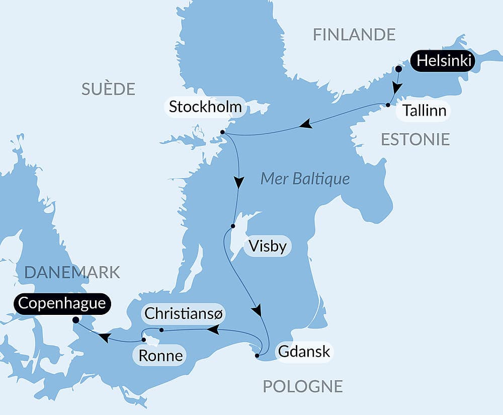 Capitales et villes emblématiques de la Baltique null
