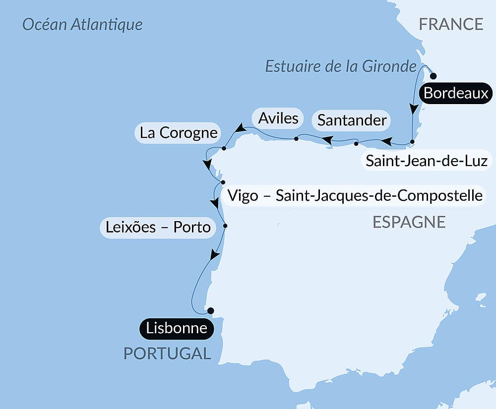 L'été au vert, le long du Golfe de Gascogne et de la péninsule ibérique